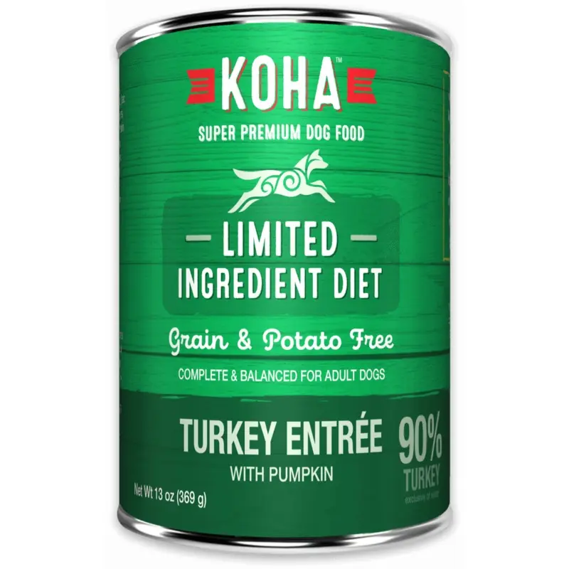 KOHA Dog GF LID 90% Turkey 13oz