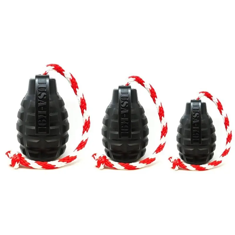 Soda Pup USA K9 Grenade Black/Rope