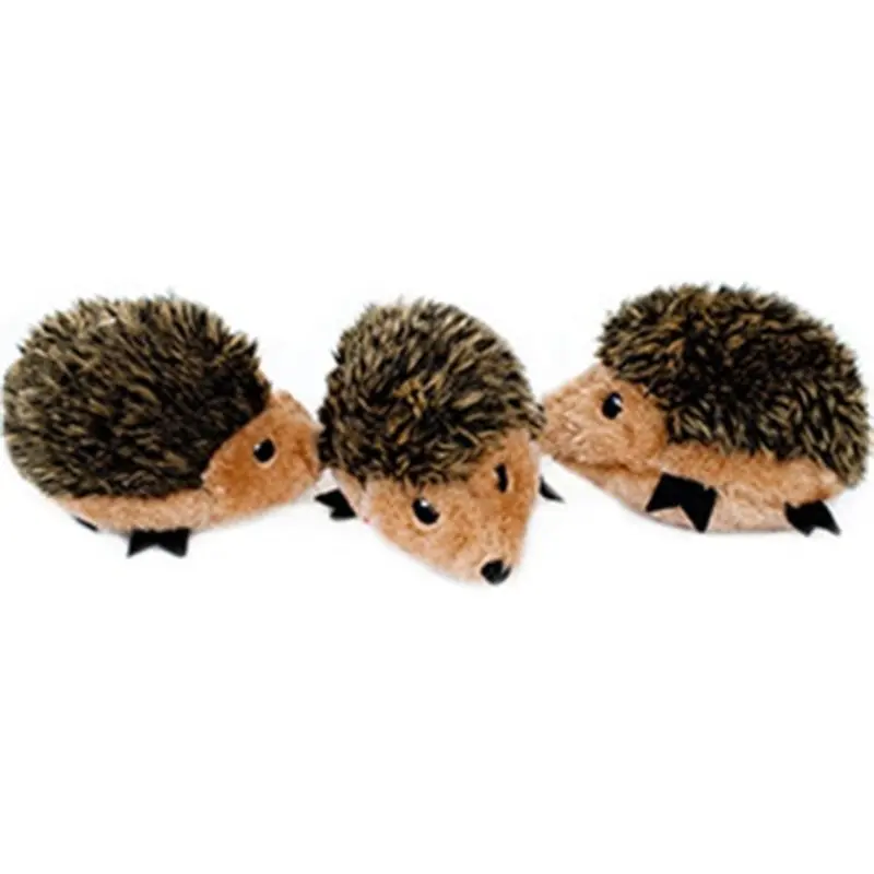 Zippy Paws Burrow Refill 3Pk Hedgehogs
