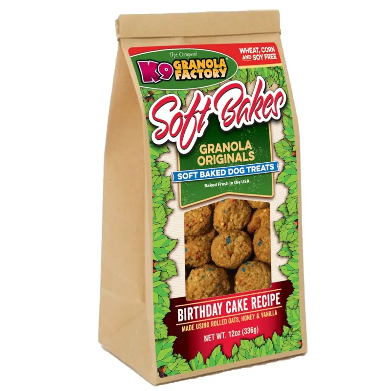K9 Granola Soft Bakes Birthday Cake 12oz