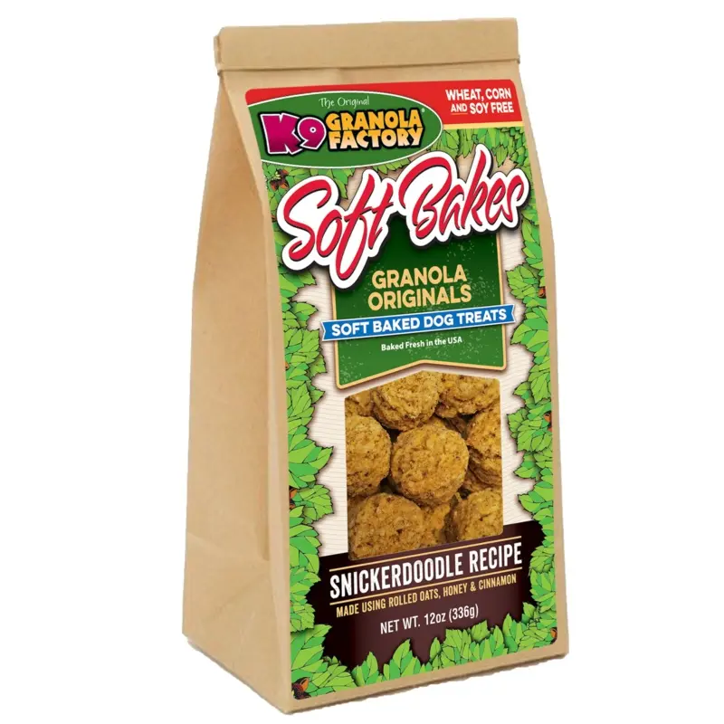 K9 Granola Soft Bakes Snickerdoodle 12z