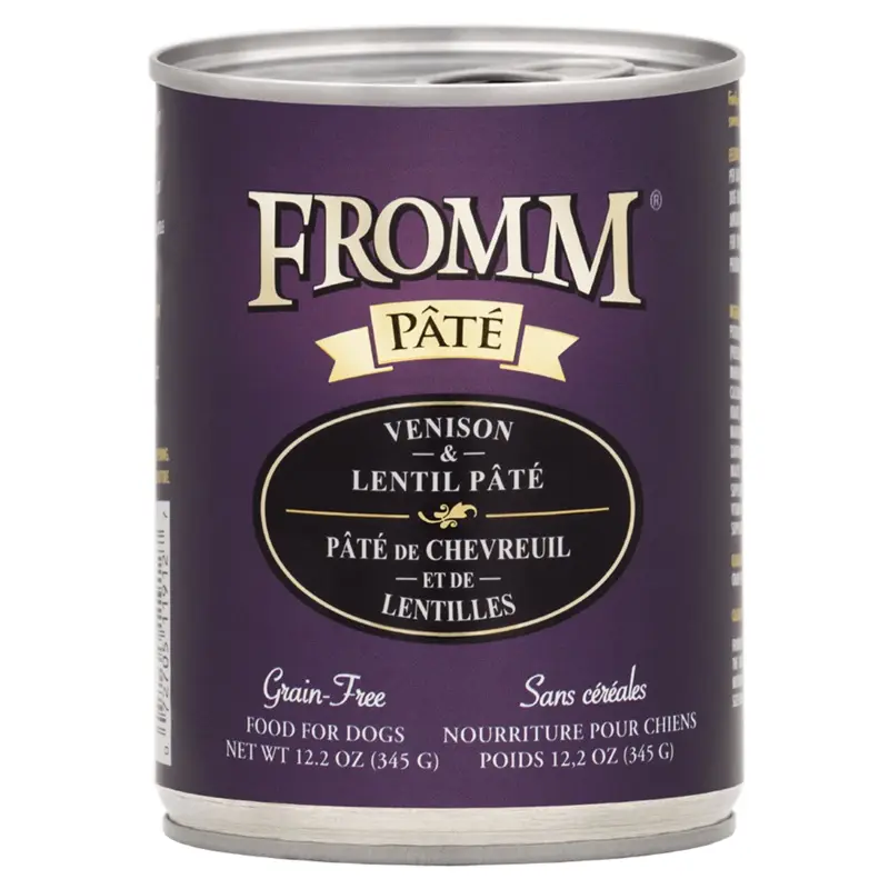 Fromm Pate K9 Cans GF Venison 12.2oz