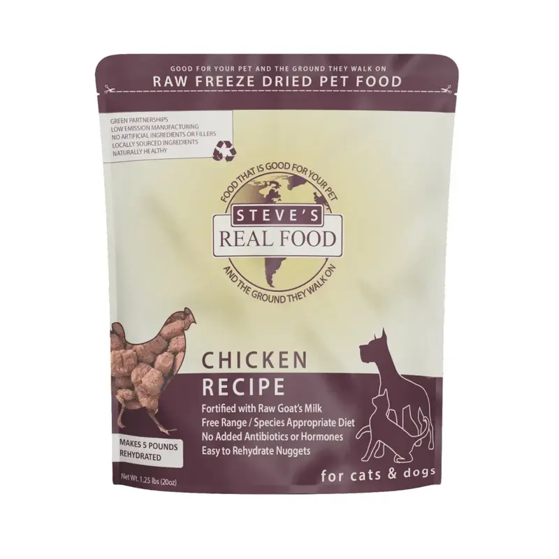 Steve's Freeze Dried Nuggets Chicken 20oz