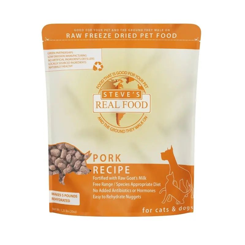 Steve's Freeze Dried Nuggets Pork 20oz