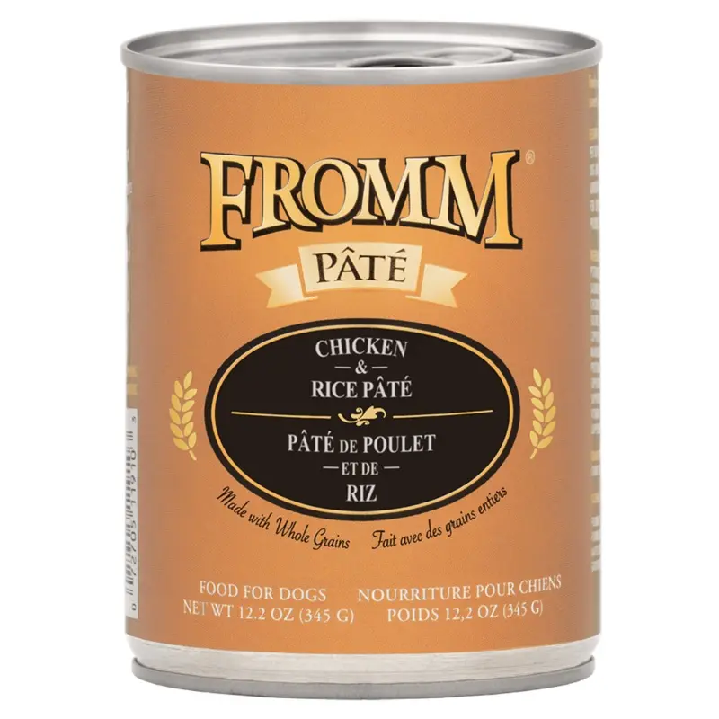 Fromm Pate K9 Cans Chicken Rice 12.2oz