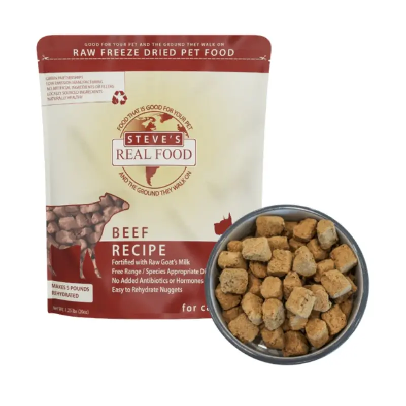 Steve's Freeze Dried Nuggets Beef 20oz