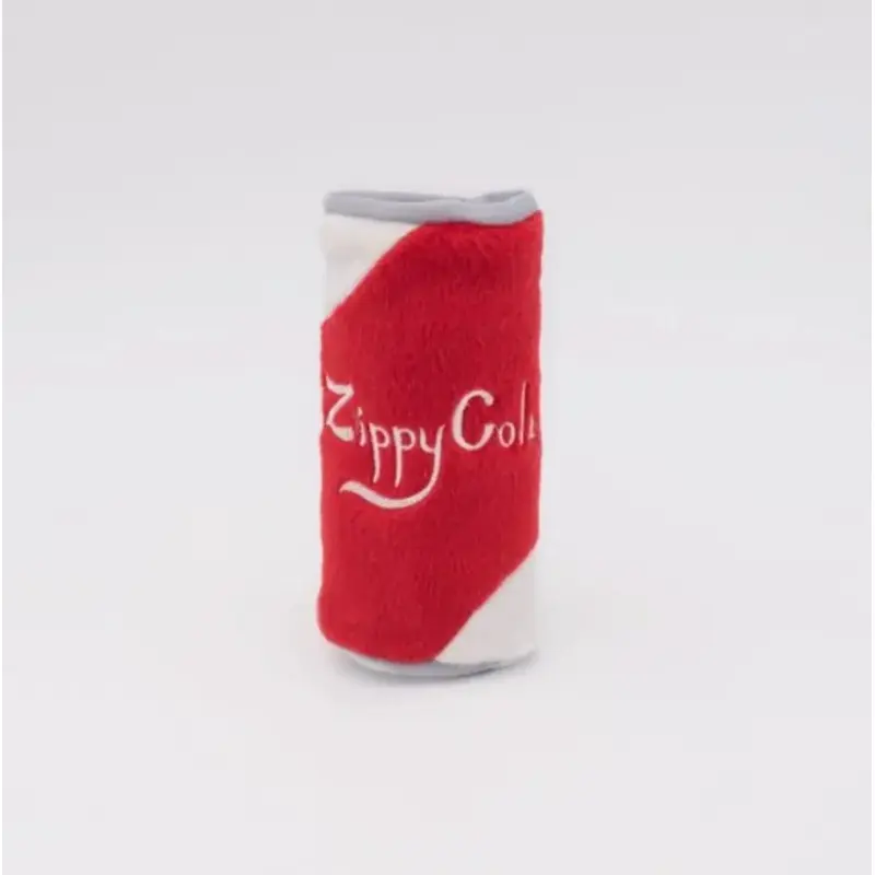 ZIPPY PAWS SQUEAKIE CANS DOG TOY - ZIPPY COLA