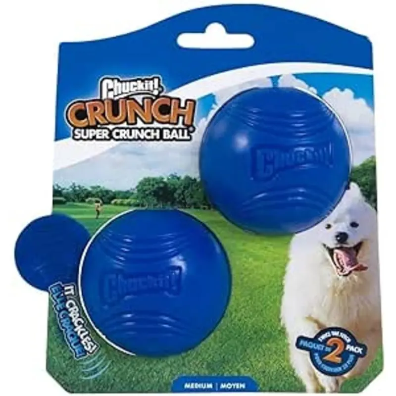 CHUCK IT!  SUPER CRUNCH BALL-PACK OF 2