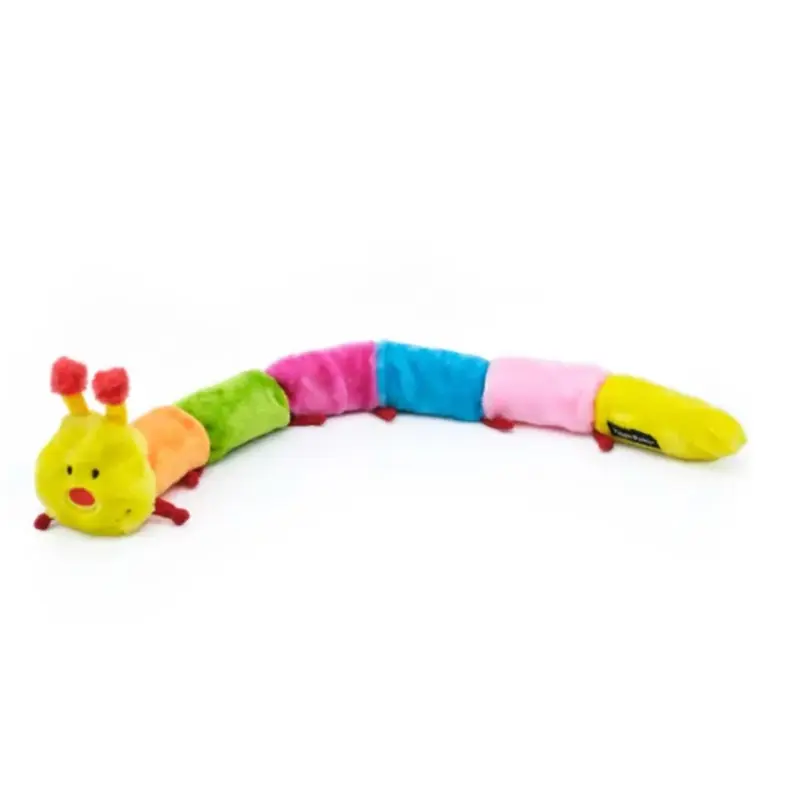 ZIPPY PAWS CATERPILLAR - DELUXE WITH 7 SQUEAKERS