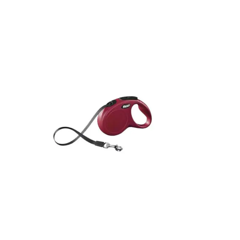 FLEXI CLASSIC TAPE DOG LEASH - RED