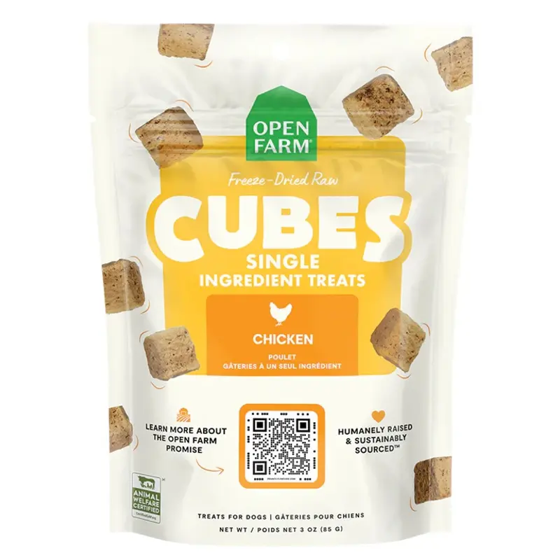 OPEN FARM FREEZE-DRIED RAW CHICKEN DOG TREATS