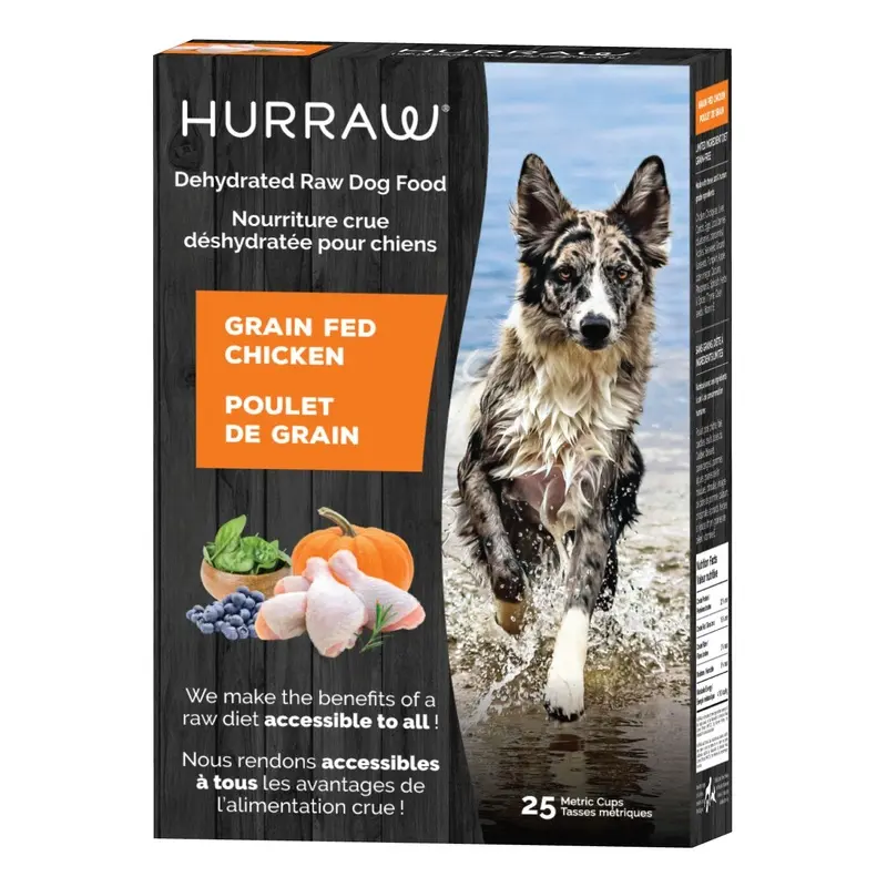 HURRAW CHICKEN DEHYDRATED RAW DOG FOOD