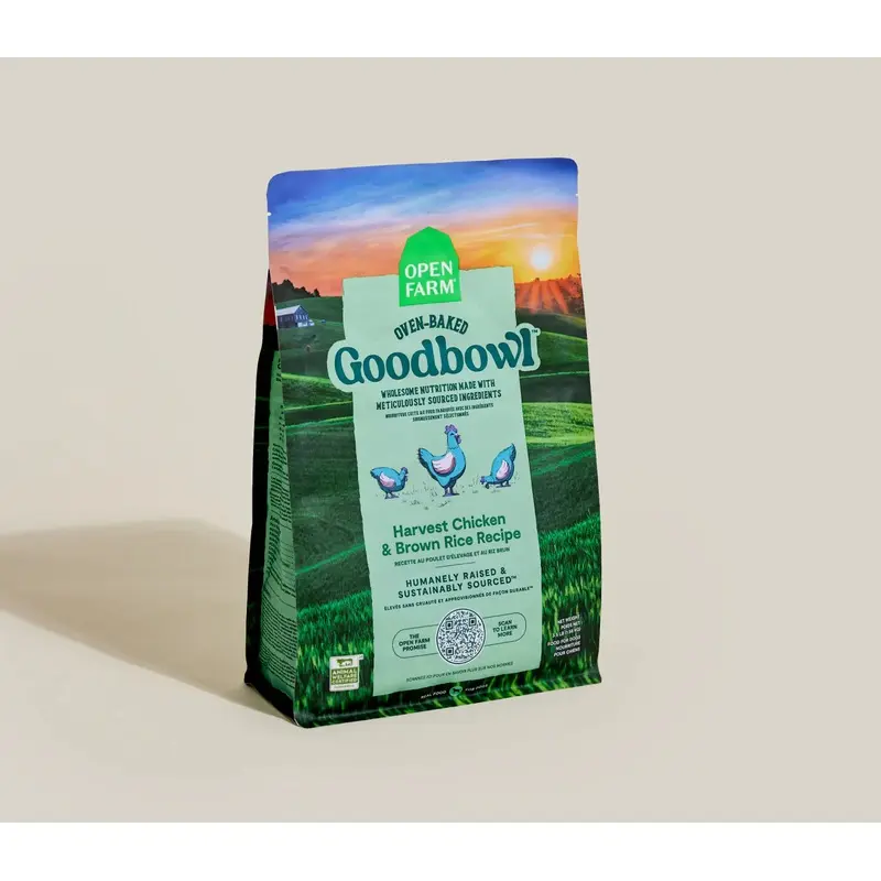 OPEN FARM Goodbowl Harvest Chicken & Brown Rice Dog Kibble