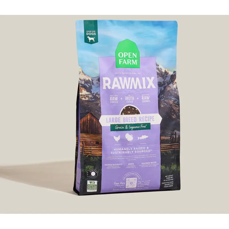 OPEN FARM RAWMIX LARGE BREED GRAIN FREE DOG FOOD