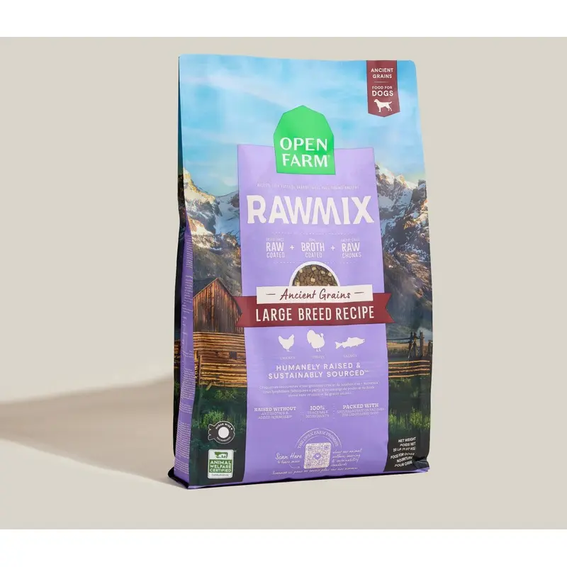 OPEN FARM RAWMIX LARGE BREED WITH ANCIENT GRAINS DOG FOOD