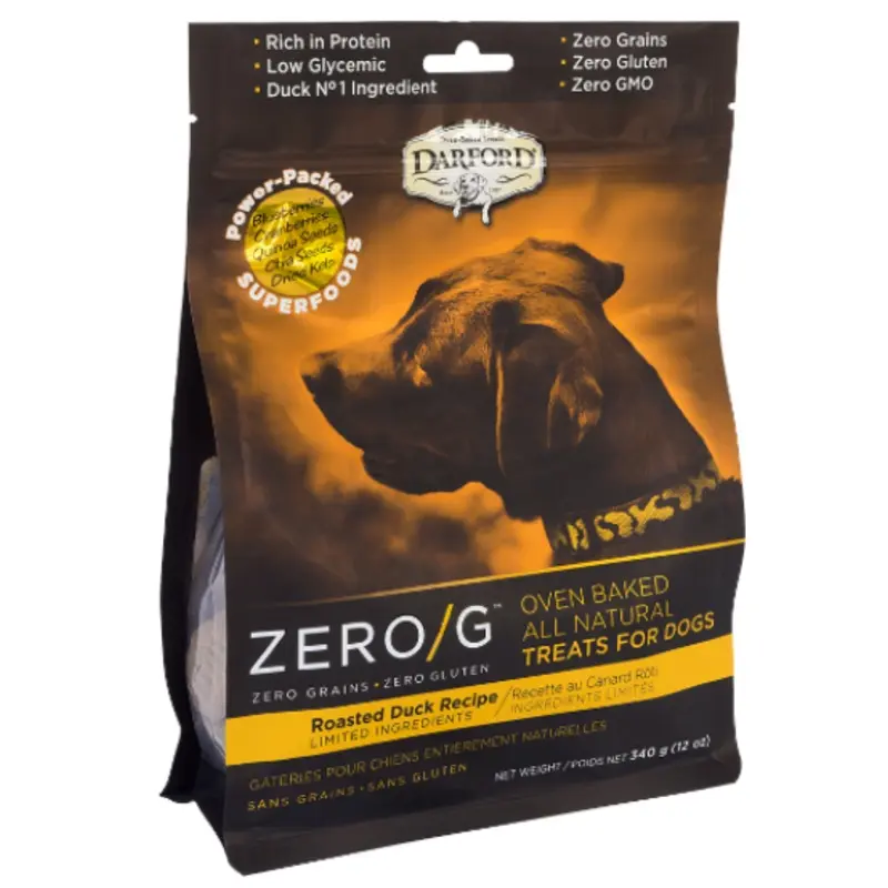 DARFORD ZERO/G ROASTED MINI DUCK DOG TREATS