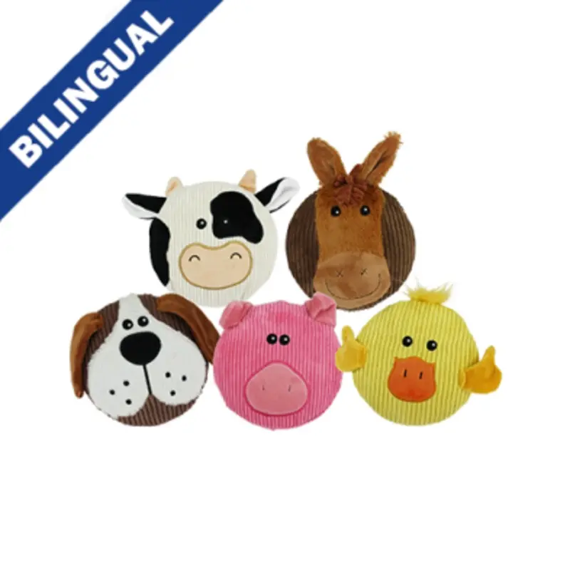MULTIPET MINPET SUB-WOOFERS SAFARI ASSORTED DOG TOY 1 PIECE