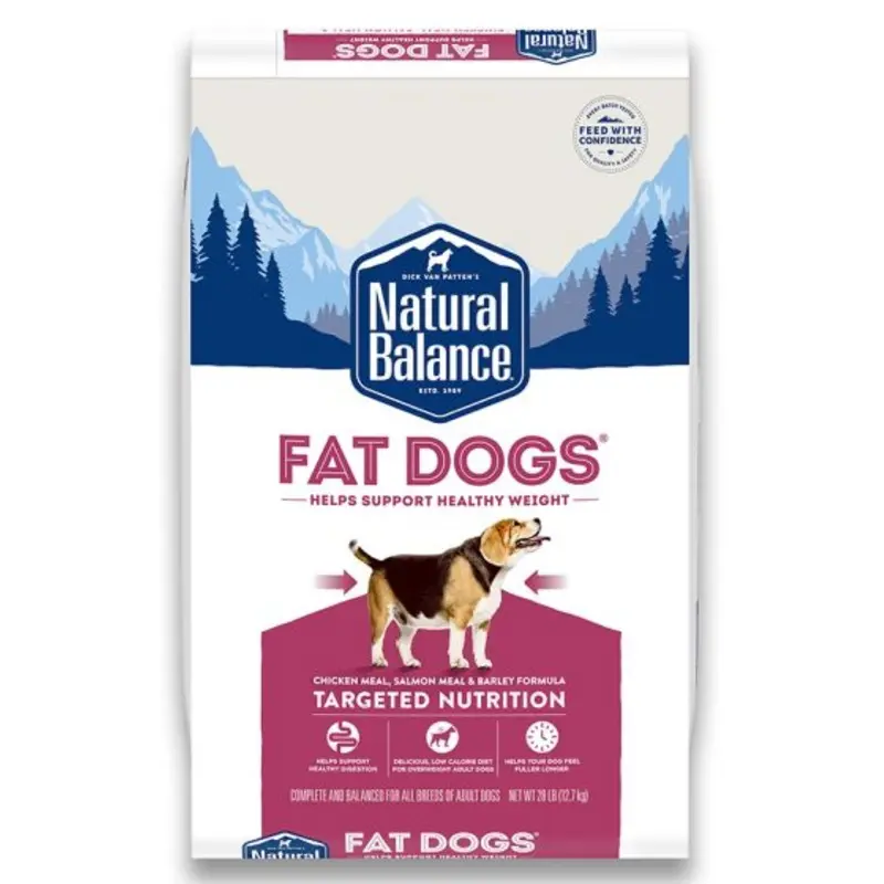 Natural Balance Fat Dogs Chicken And Salmon Formula Low Calorie Dog Food
