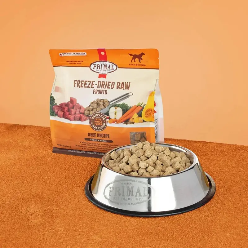 PRIMAL FREEZE-DRIED RAW PRONTO : BEEF