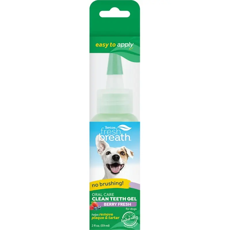 TROPICLEAN FRESH BREATH ORAL CARE GEL FOR DOGS  BERRIES FLAVOR