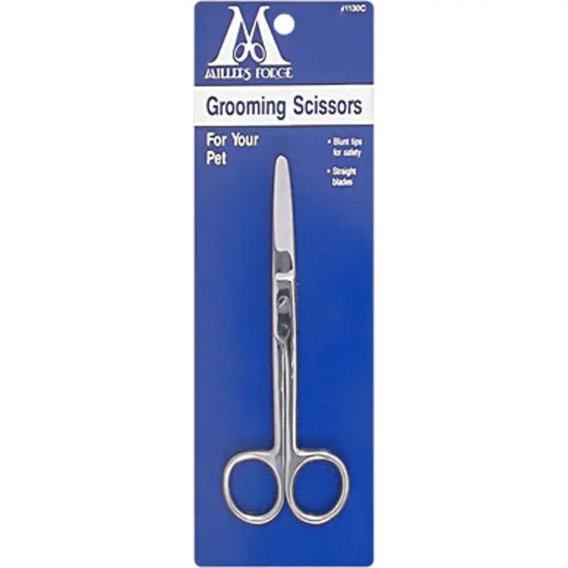 MILLERS FORGE BODY GROOMING SCISSORS, STRAIGHT 6"