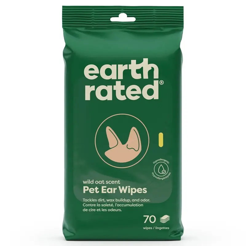EARTHRATED GROOMING WIPES - EAR WIPES