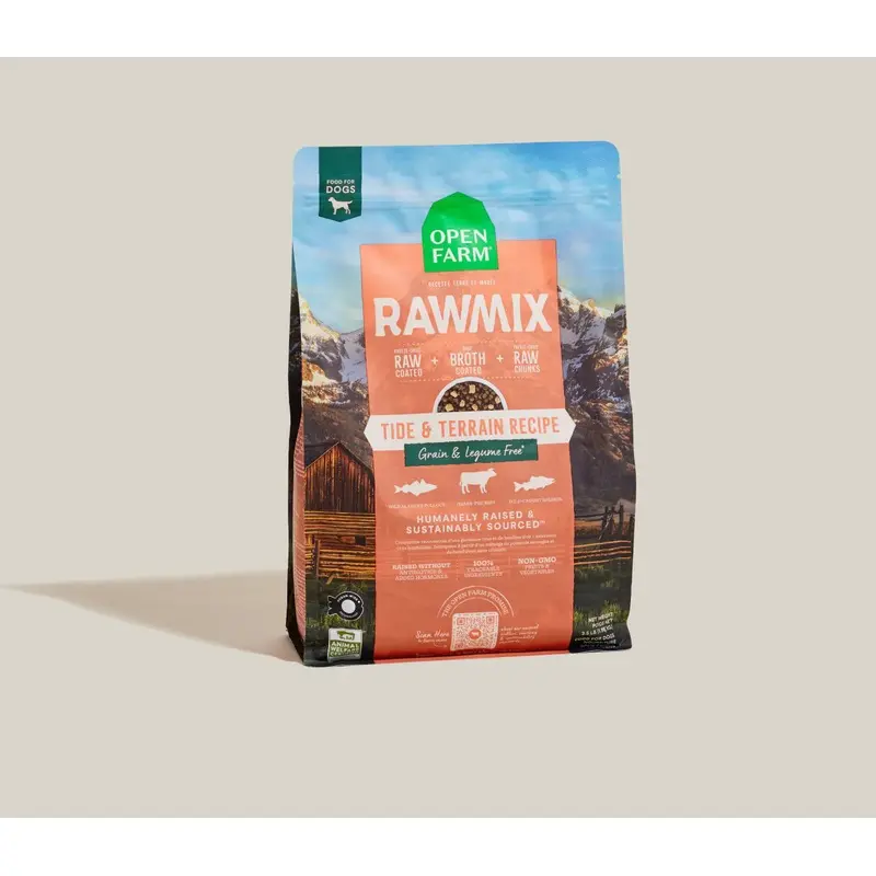 OPEN FARM RAWMIX TIDE & TERRAIN GRAIN FREE DOG FOOD