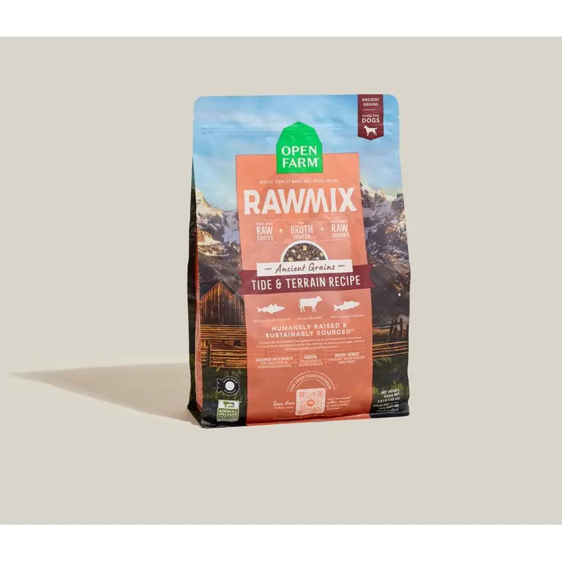 OPEN FARM RAWMIX TIDE & TERRAIN WITH ANCIENT GRAINS DOG FOOD