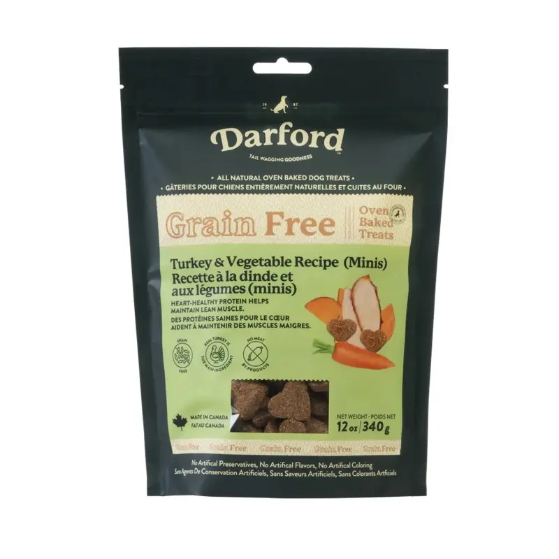 DARFORD GRAIN-FREE TURKEY& VEGETABLES RECIPE DOG TREATS