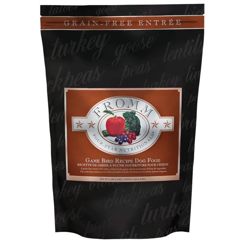 FROMM FOUR STAR GAME BIRD RECIPE DOG FOOD