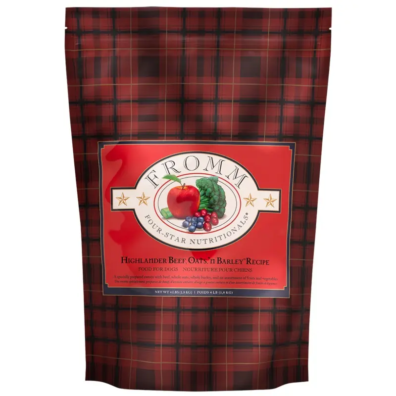 FROMM FOUR STAR HIGHLANDER BEEF, OATS, 'N BARLEY RECIPE DOG FOOD