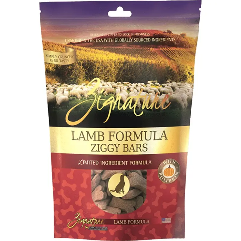 ZIGNATURE LAMB FORMULA BISCUIT TREATS FOR DOGS