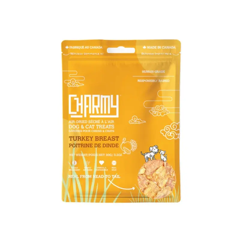 CHARMY TURKEY BREAST DOG & CAT TREATS
