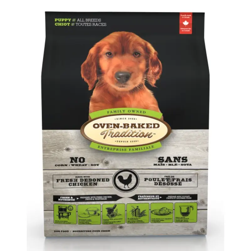 OVEN BAKED TRADITION PUPPY CHICKEN DOG DRY FOOD- ALL BREEDS