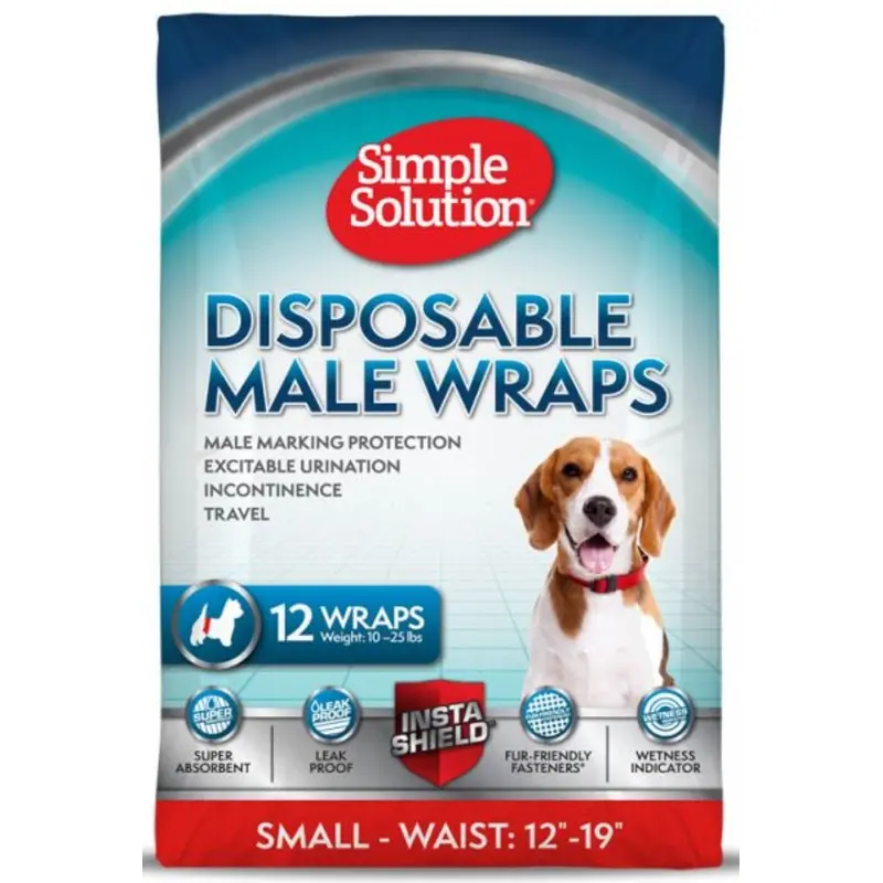 Simple Solution Disposable Male Wraps DOG