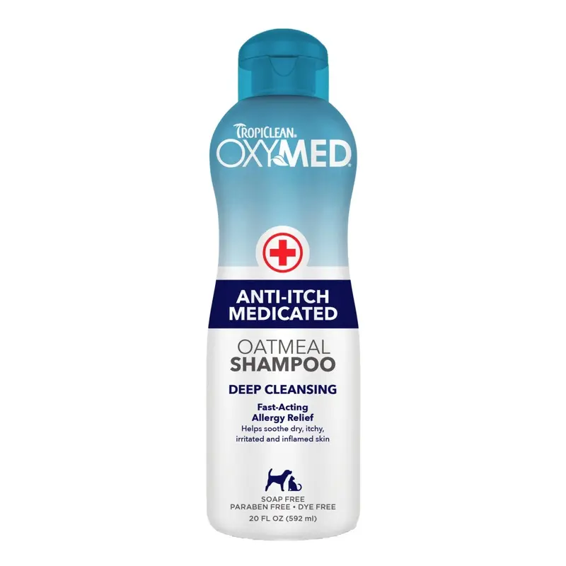 TROPICLEAN OXYMED ANTI-ITCH OATMEAL SHAMPOO