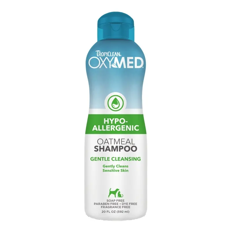TROPICLEAN OXYMED HYPO-ALLERGENIC OATMEAL SHAMPOO