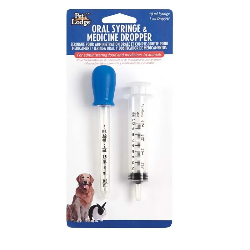 PET LODGE ORAL SYRINGE & MEDICINE DROPPER