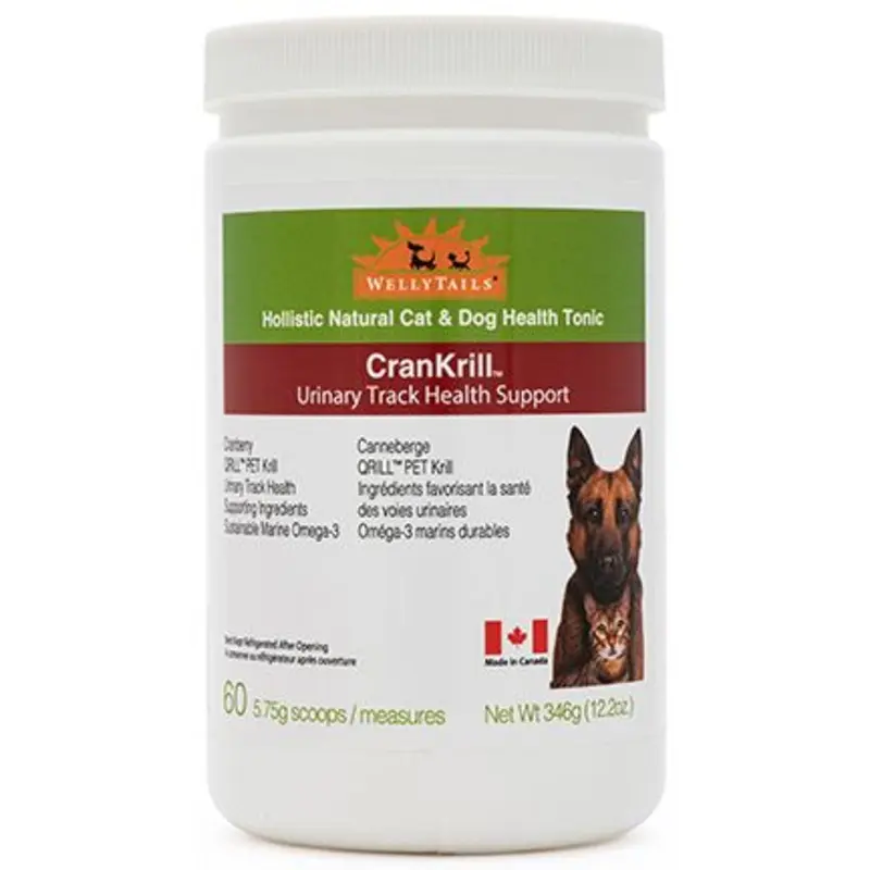 WELLYTAILS CRAN KRILL URINARY TRACT SUPPORT RX DOG 345 G