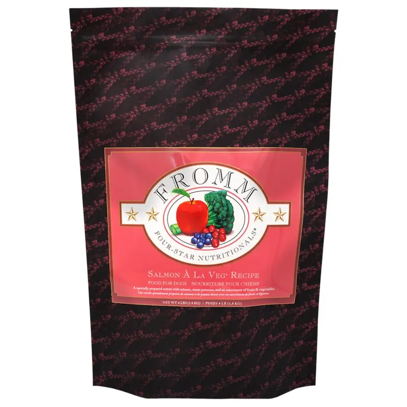 FROMM FOUR STAR SALMON  LA VEG RECIPE DOG FOOD