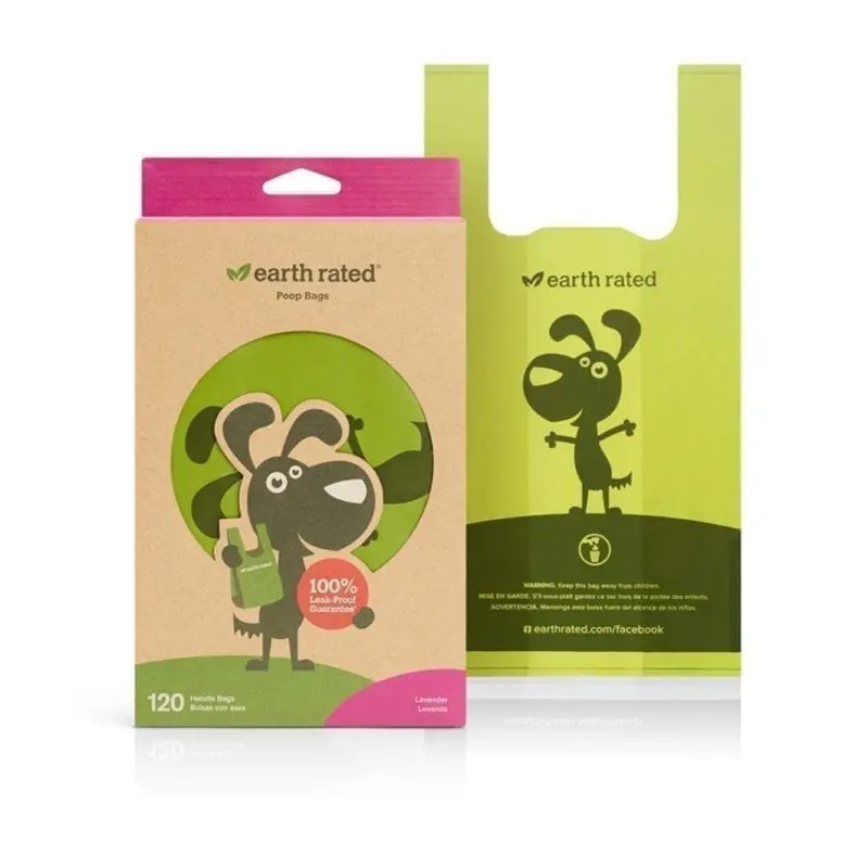 EARTH RATED HANDLE POOPBAGS - 120 COUNT