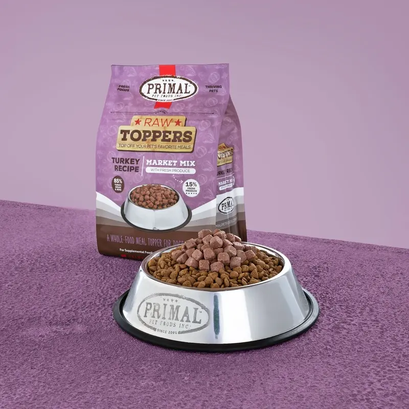 PRIMAL FROZEN MARKET MIX TOPPER - TURKEY