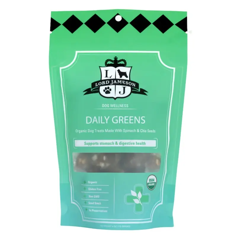 LORD JAMESON: DAILY GREEN ORGANIC TREAT