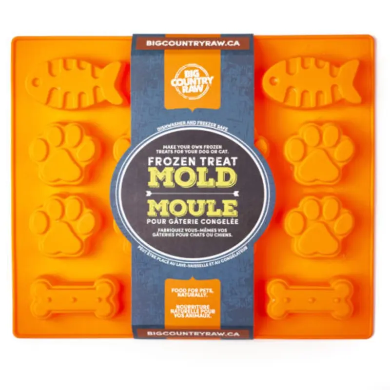 BIG COUNTRY RAW FROZEN TREAT MOLD - LARGE ORANGE