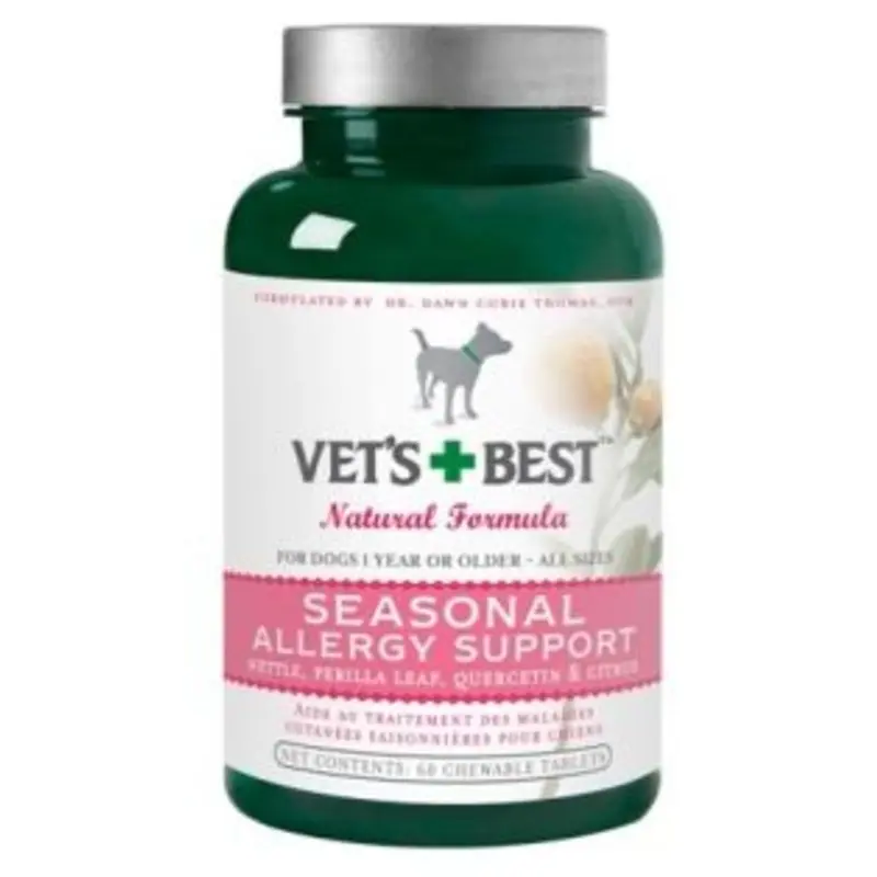 VETS BEST SEASONAL ALLERGY SUPPORT 60 COUNT