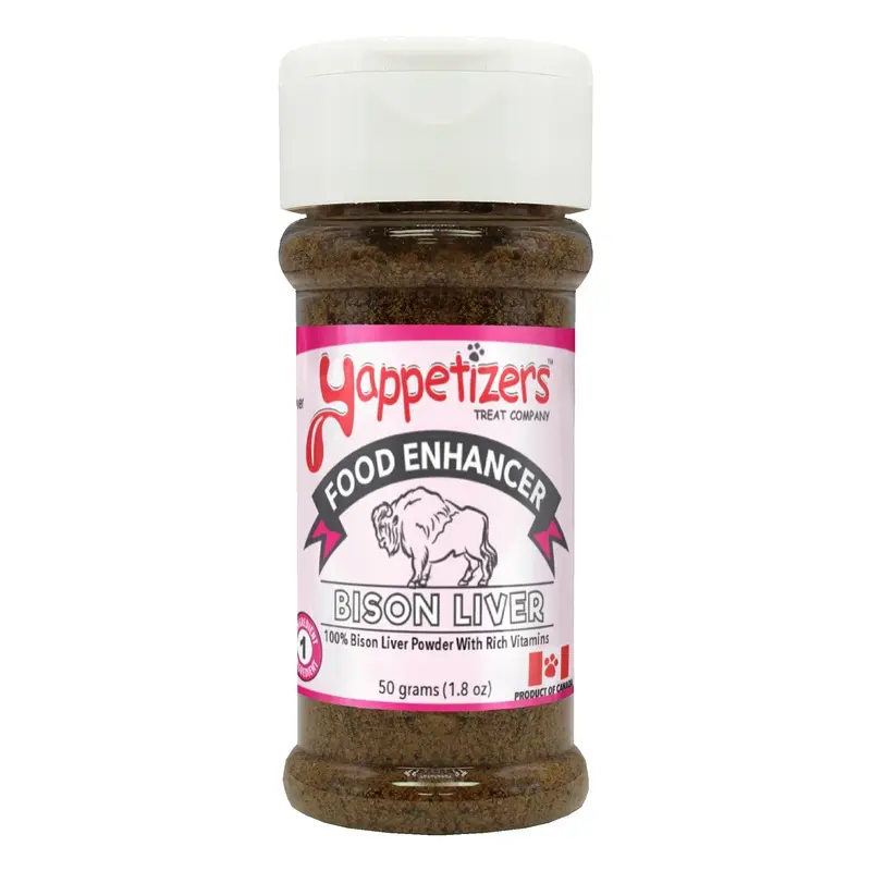 YAPPETIZER DOG TOPPER BISON LIVER