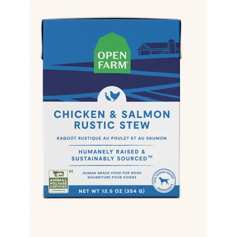 OPEN FARM CHICKEN & SALMON RUSTIC STEW DOG FOOD