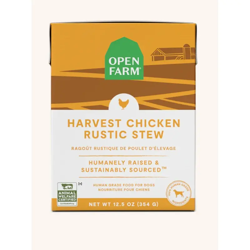 OPEN FARM HARVEST CHICKEN RUSTIC STEW DOG FOOD