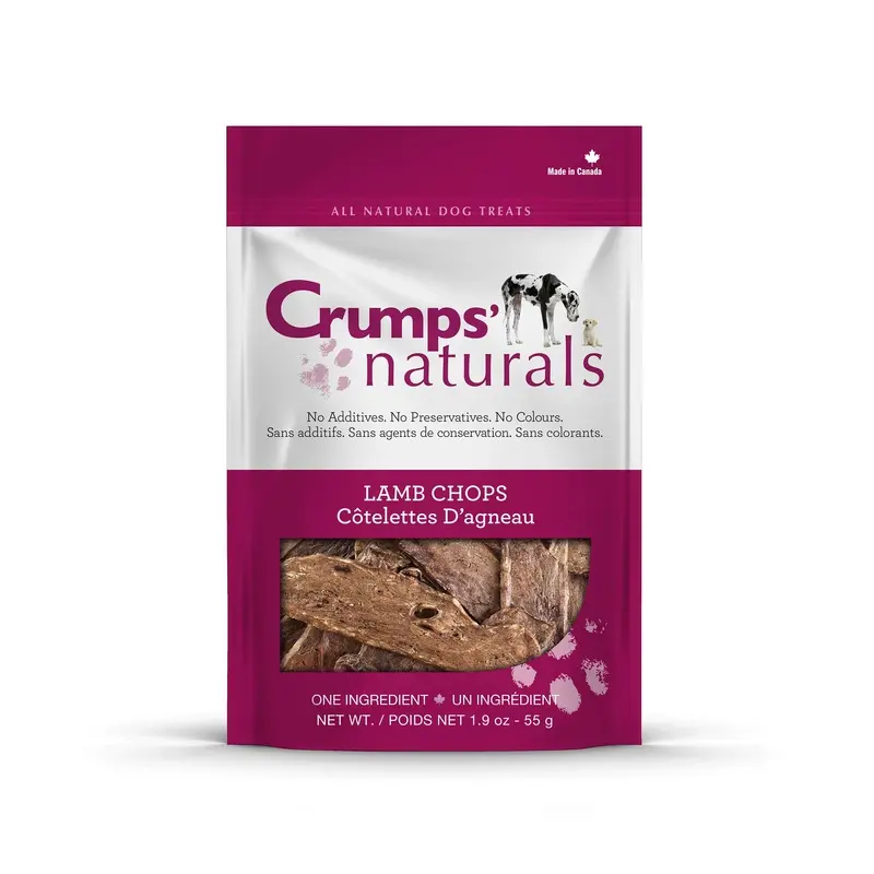 CRUMPS NATURALS LAMB CHOPS DOG TREATS