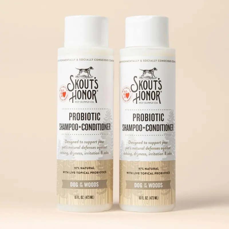 SKOUTS HONOR PROBIOTIC SHAMPOO + CONDITIONER - DOG OF THE WOODS